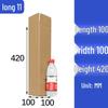 Custom Vertical Rectangular Cardboard Umbrella Packaging Box