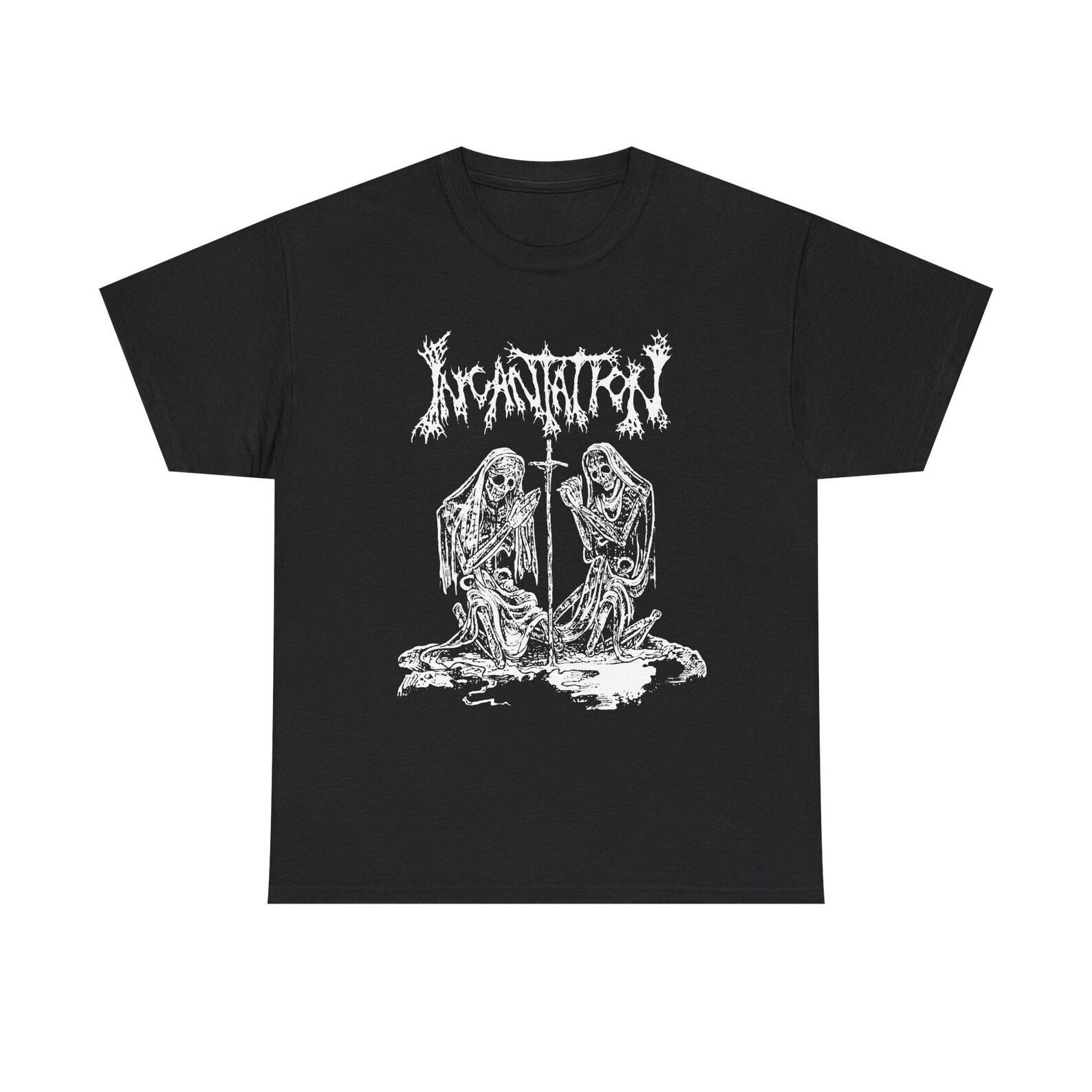 Incantation Onward to Golgotha Shirt, Old School Death Metal Band Tee, OSDM Vintage Metal T Shirt 140