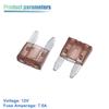 X AUTOHAUX 5 Sets Universal Car Fuse Tap and Circuit Adapter Mini Type Fuse 7.5A