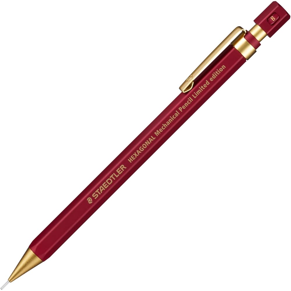 STADDLER 92577-05L3 Hexagonal Mechanical Pencil 0.5mm Limited Edition 3 Antique Red