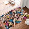 Halloween Terrifying Dinosaur Door Mat Halloween Pumpkin Welcome Mat Bathroom Anti Slip Mat Halloween Home Decoration