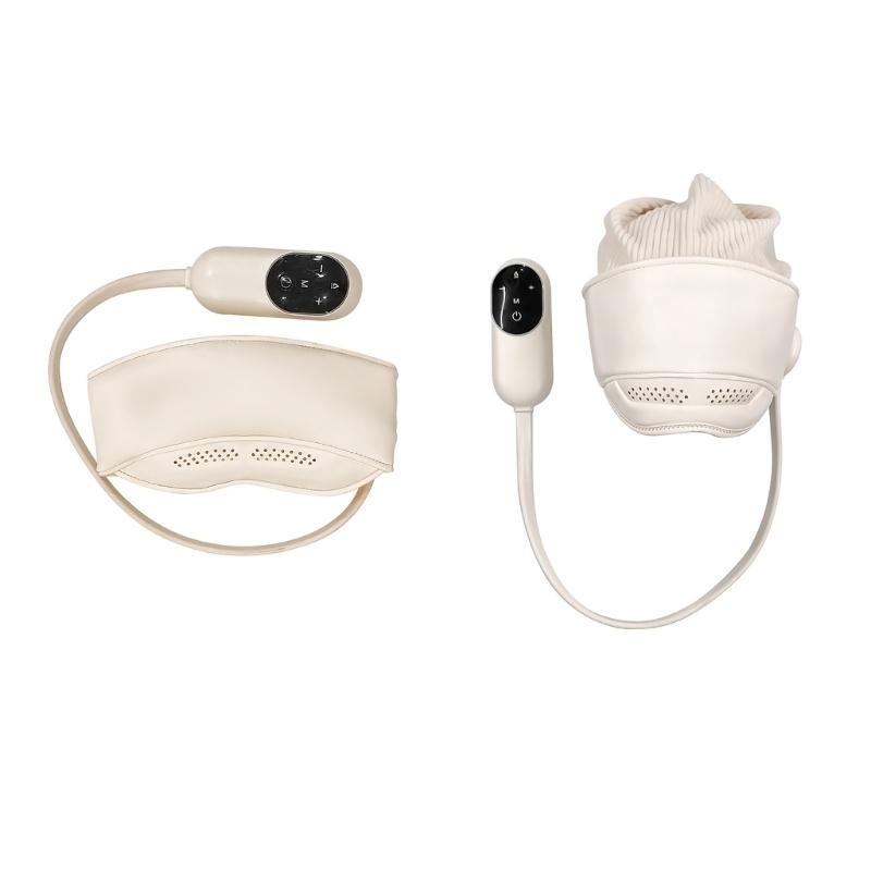 Air Pressure Head Massager with 4 Massage Mode Head and Eye Massage Caps Electric Scalp Massager Relief Caps Massager