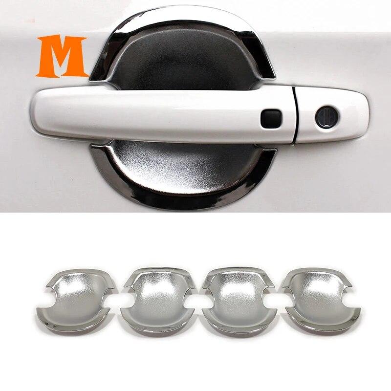 

ABS хром для Suzuki Sx4 S-Cross 2014 15 16 17 2018 автомобильная ручка боковой двери защитная крышка накладка аксессуары для стайлинга автомобилей 4 шт. Door bowl 1