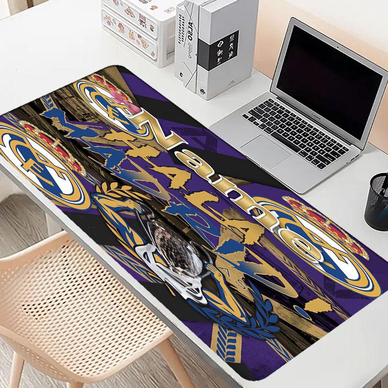 Personalizovaná podložka pod myš s motivem Real Madrid CF, Podložka na stůl pro notebook PC, Dekorativní podložka na stůl pro domácí klávesnici, Dárek
