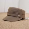 Pile hat children autumn and winter plain face small bag hat Internet celebrity black fashion versatile cold hat confinement hat
