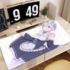 Mouse Pad Ram And Rem large keyboard mouse desk pad nonslip rubber gaming mouse pad laptop mouse carpet