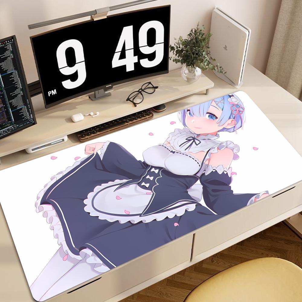 Mouse Pad Ram And Rem large keyboard mouse desk pad nonslip rubber gaming mouse pad laptop mouse carpet