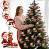 26 Letter Christmas Ornaments Set, 2D Hanging Decorations, 0.33 Thick
