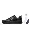 Li Ning First Cloud Synthetic Leather Low Top Skateboard Shoes Women's Black AGCV190-9