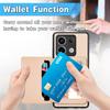For Xiaomi Redmi Note 13 Pro 5G/Poco X6 5G Case Slim-Fit Kickstand Carbon Fiber Texture Protective Shell