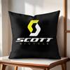 Fashion SScottS Logo Cushion Cover Natural Linen Organic Fabric DoubleSided Printing Couch Pillow Covers Home Decor