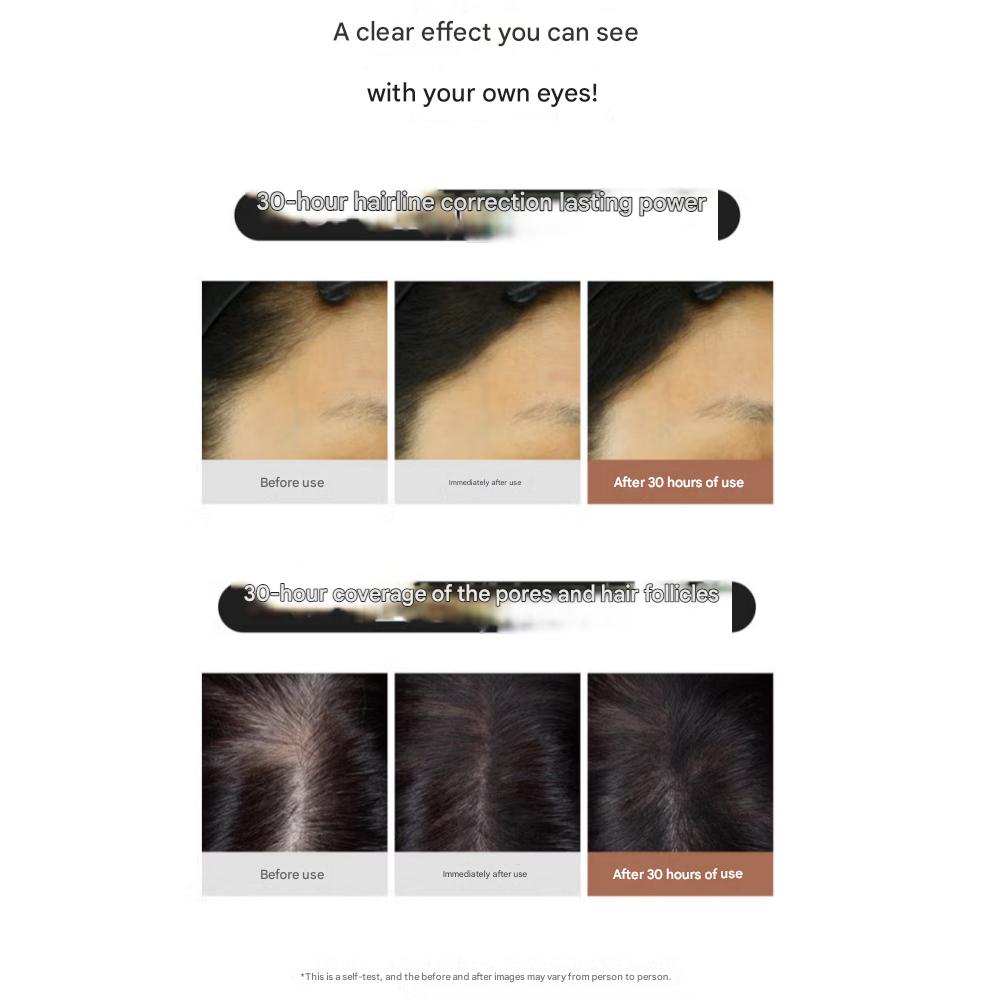 Modamoda Pokrycie siwych włosów Ciemny brąz