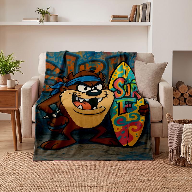 Taz Soft Warm Flannel Blankets Comfortable Blanket for Home Decoration Gifting