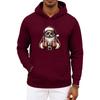 Men's  And  Women's  Christmas  Hooded Hood  Long Sleeves  Hoodie