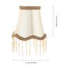 European Crystal Lampshade Shades for Table Desk Wall Small Fabric Light Drum