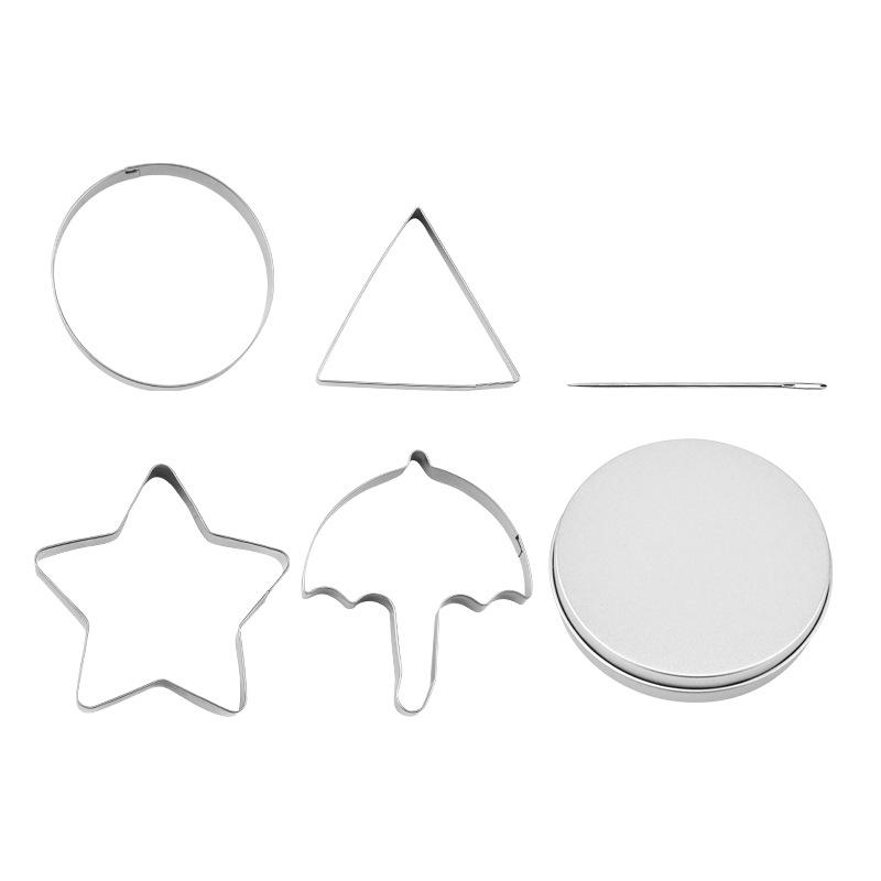 Sugar Cookie Mold Candy Maker Biscuit Korean Honeycomb Cookies Stainless Steel Game Kit For Squid TV Fans and Kids