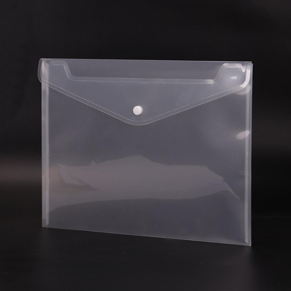 10 Stück A4 Aktentasche Transparent Plastik Dokumententaschen Das Produktmaterial ist anfällig für Knicke