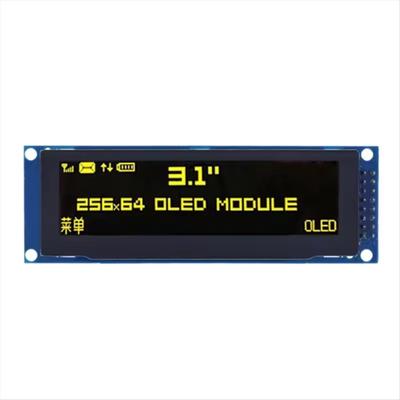 2025 New OLED Display 3.12inch 256x64 25664 Dots Graphic LCD Module Display Screen LCM Screen SSD1322 Controller Support SPI