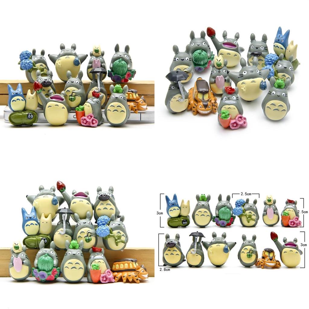 My Neighbor Totoro 12pcs Set Garden Decoration Anime Action Figures For Kids And Collectors