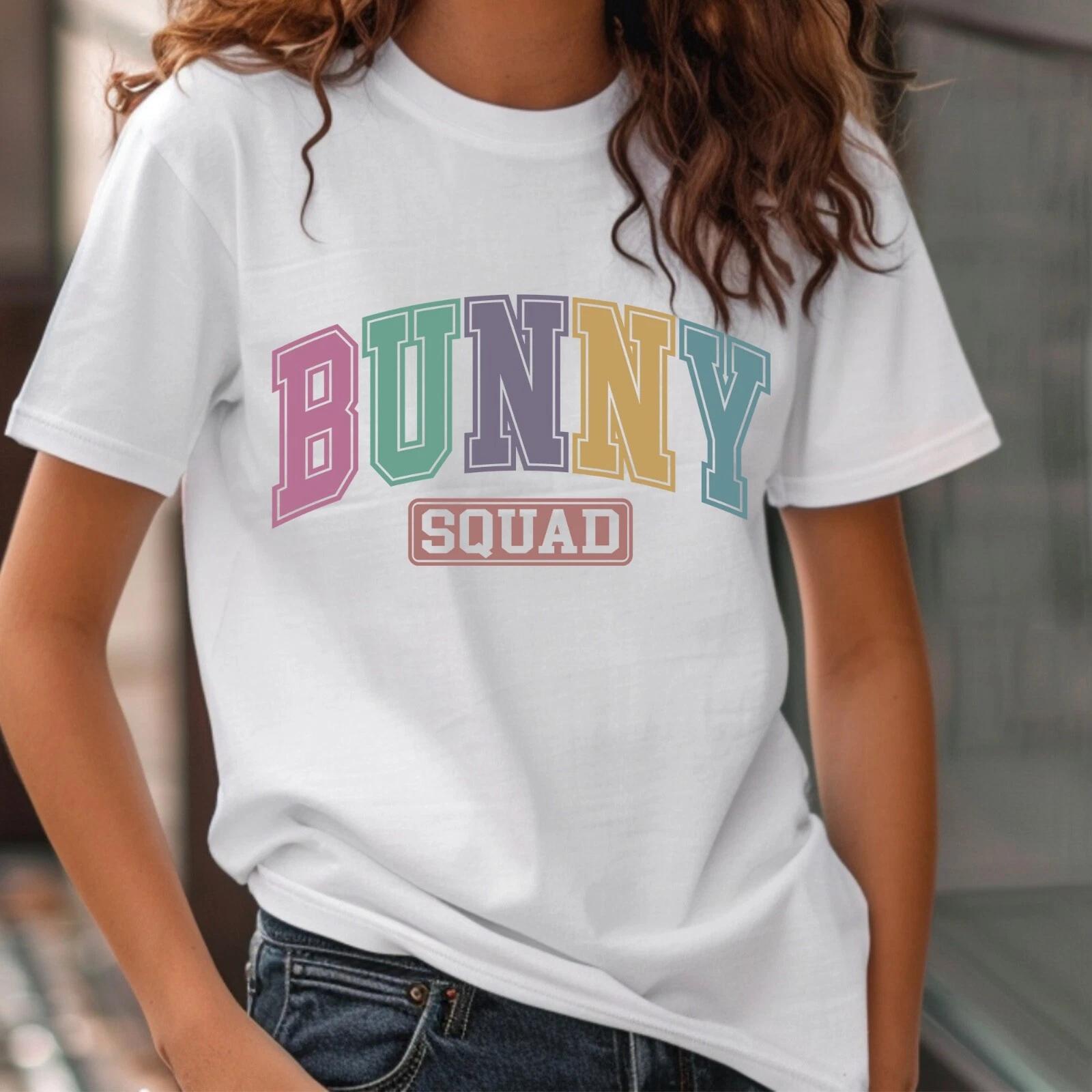 Bunny Squad Tee, Easter Crew T-Shirt, Easter 2026 Shirt, Easter Bunny Squad 4XL