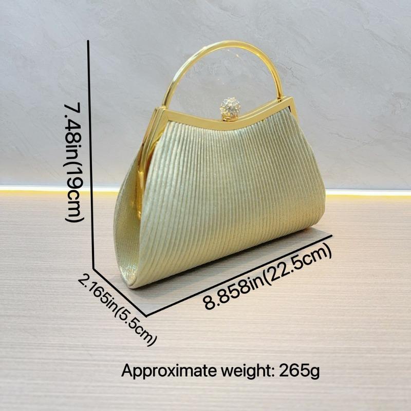 Geantă de seară cu strasuri, tip poșetă crossbody, cu lanț cu fundă cu diamante