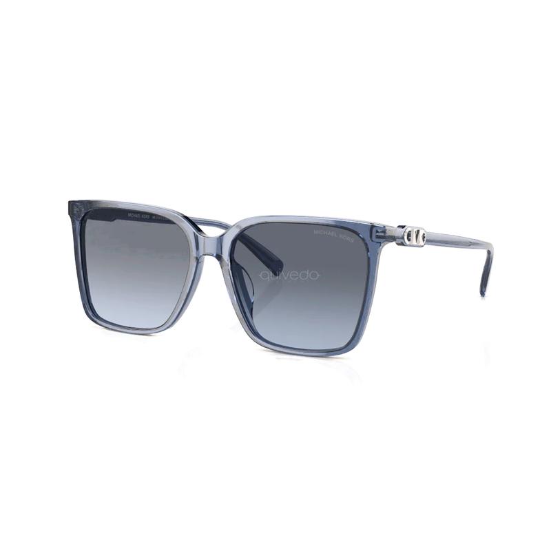 MICHAEL KORS Side Logo Acetyl Square Sunglasses Unisex Couple Style Blue