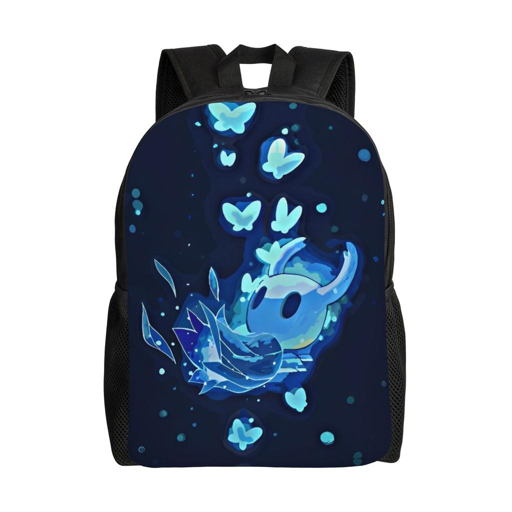 Hollow Knight Rucksack für Männer Frauen Cool High School Business Tagesrucksack Spiel Anime College Leinwandtaschen Outdoor