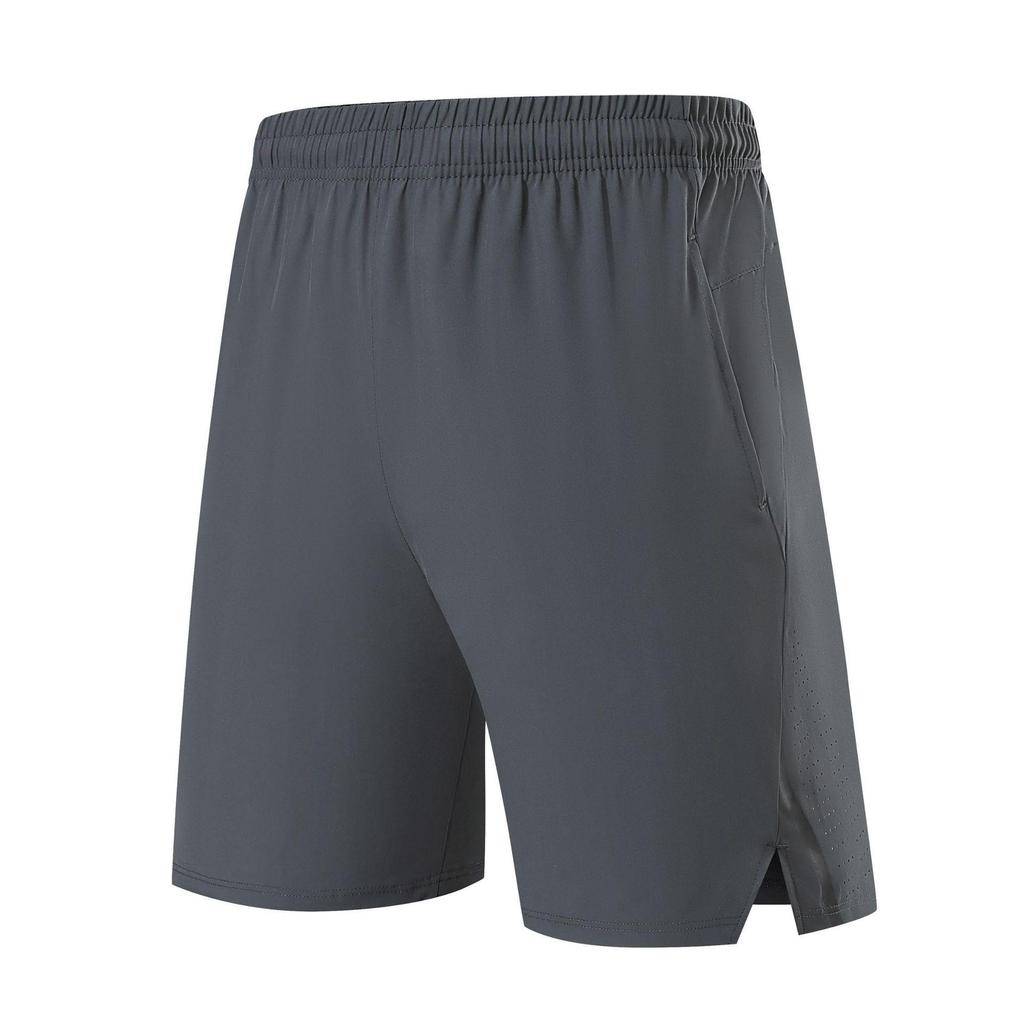 Men's Summer Quick-Dry Athletic Shorts: Breathable, Ice-Feel, Five-Point Length for Running, Fitness, and Basketball.