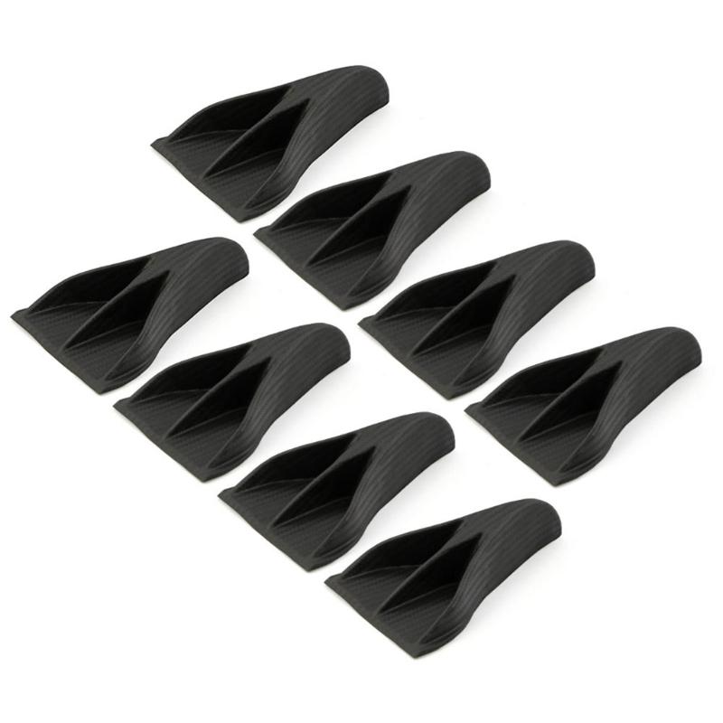 8pcs Aerodynamic Car Roof Reveal Set Boosts Downforce Increases Stability Upgraded Coal Economy Precropped Tape Everyone 1 чёрный