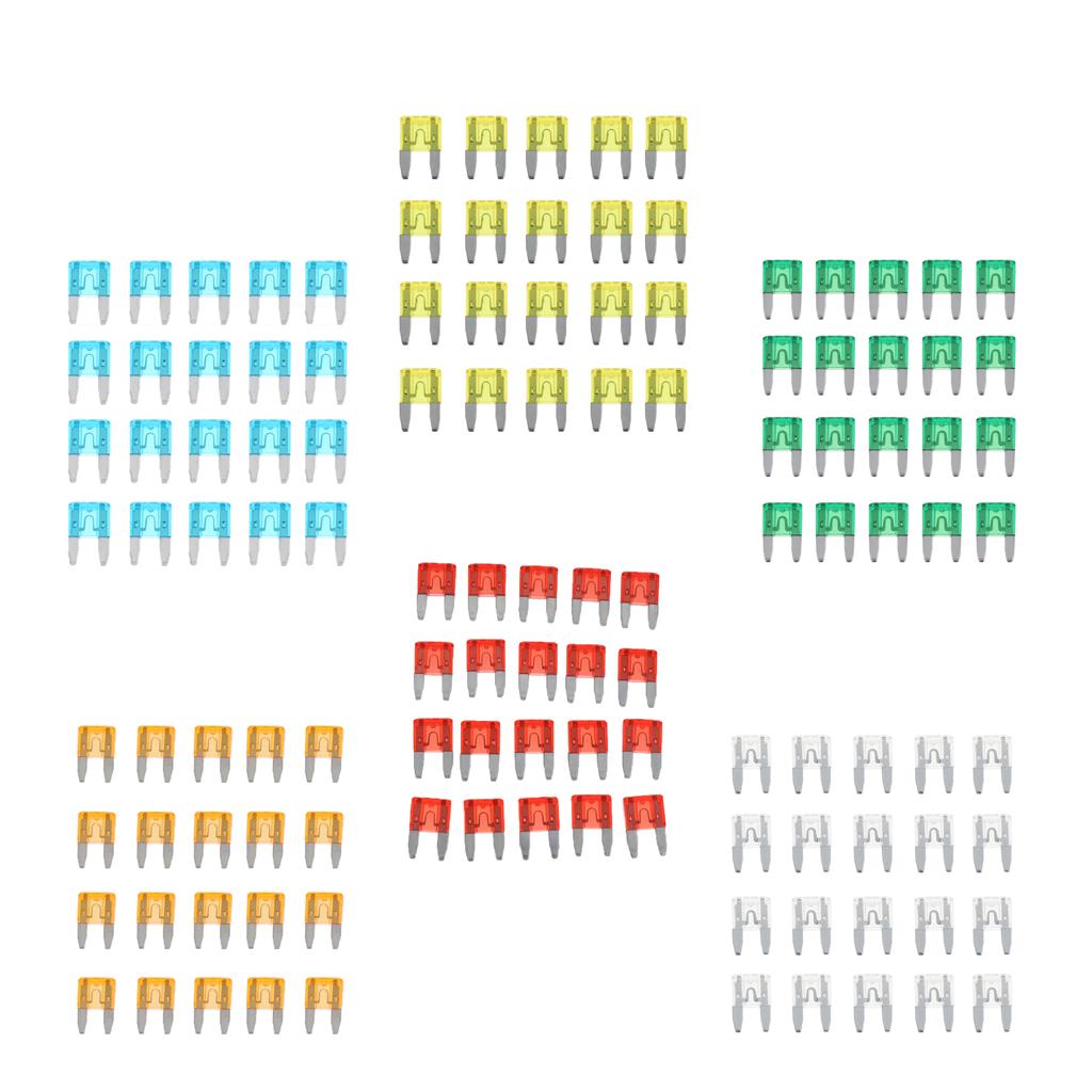 120 Pieces 5A 7.5A 10A 15A 20A 25A 30A  Fuses for Automotive