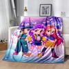 Dance Party Stars Blanket Ultra-Soft Perfect for Couch Office Bed Four Seasons Universal Warmthful Decor Ideal Gift for Friends Family Couples Picnic