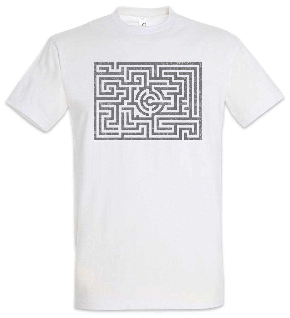 Maze I Men s T-Shirt Maze Mysticism Mysticism Spiral Hypnosis Hypnotist S