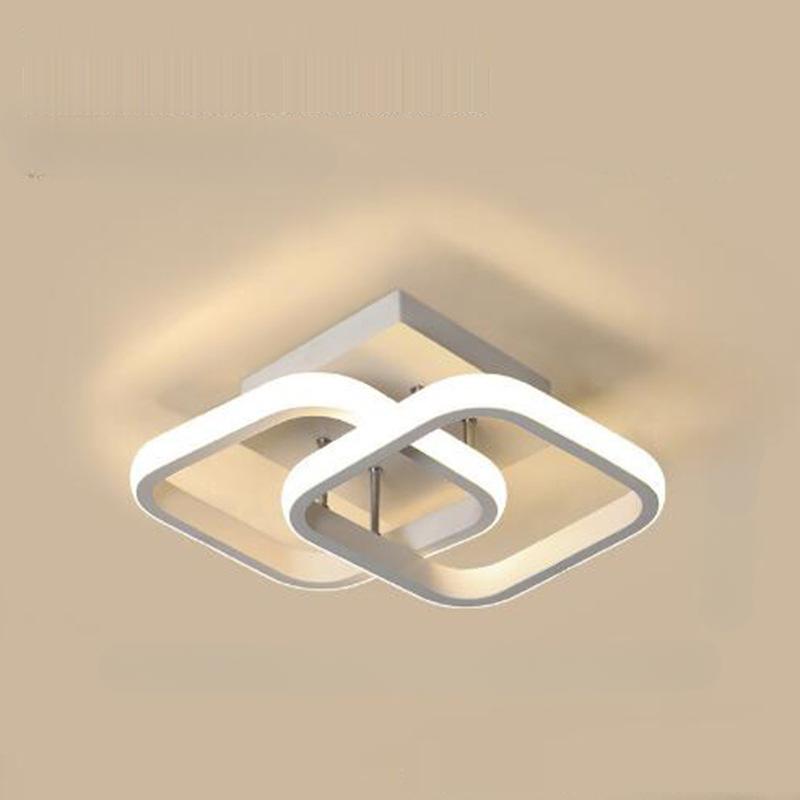 

Освітлювальні прилади для коридору Мінімалістичний скандинавський настільний світильник Креативний ґанок Гардероб Світлодіодний маленький стельовий світильник Cube 3colors light білий