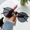 Metal Sunglasses Men'S Retro Small Oval Glasses Frame Prince Sunglasses Trendy Women'S Sunglasses