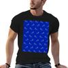 White Gator On Blue TShirt Plus Size Workout Short Sleeve Top