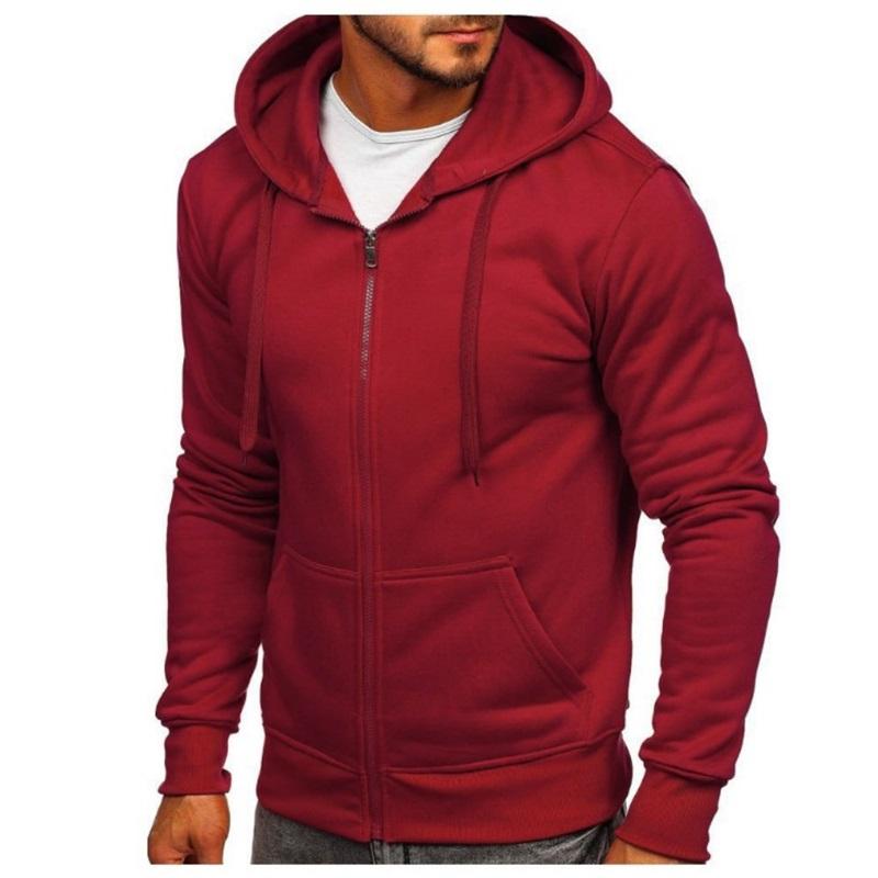 Men's Full Zip Hoodie Loose Fit Casual Sweatshirt