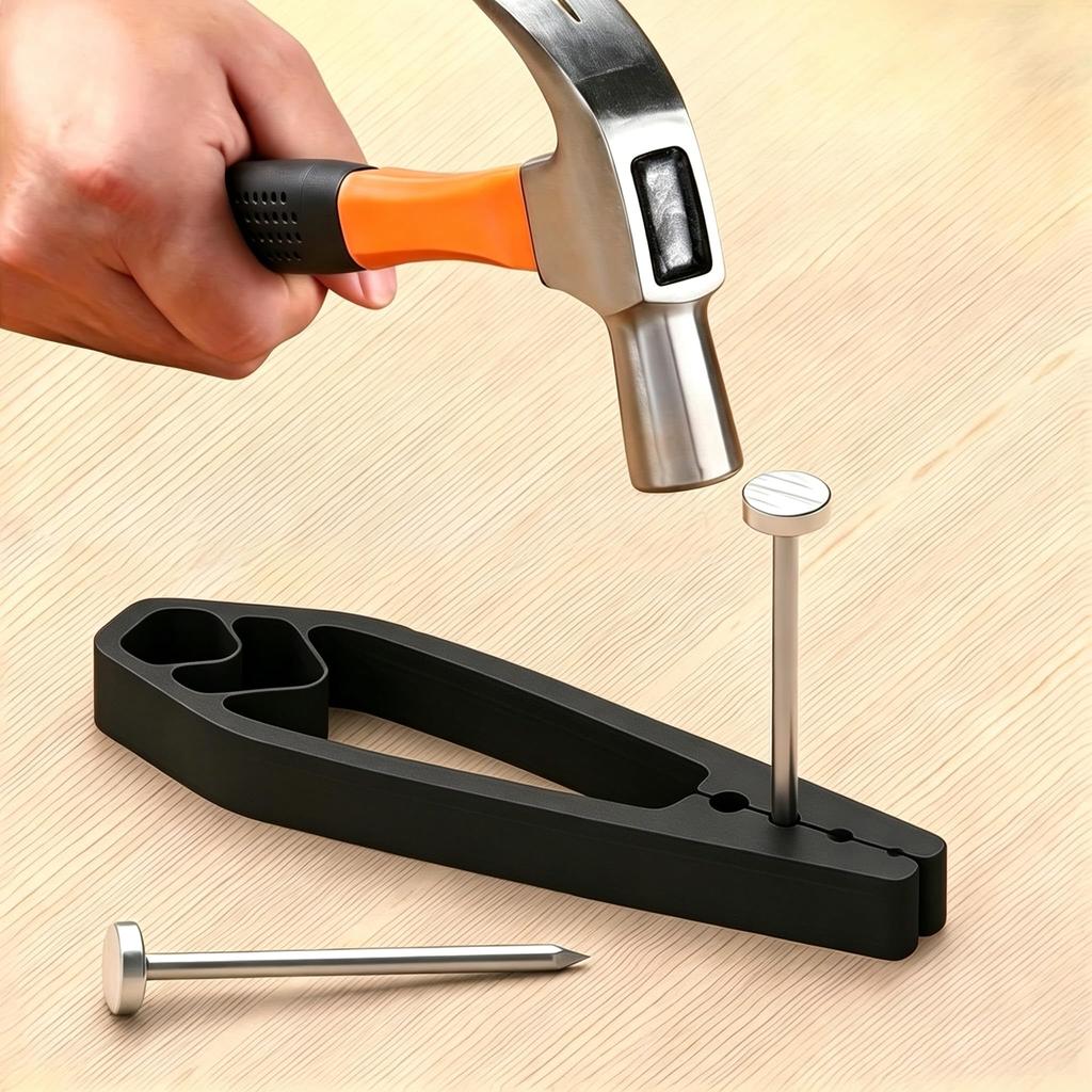 Nail Holder Hammering Tool | Anti-slip Joint Pliers, Protects Fingers, Portable Nail Fixing Tool, Suitable for Basic Repair and Car Construction