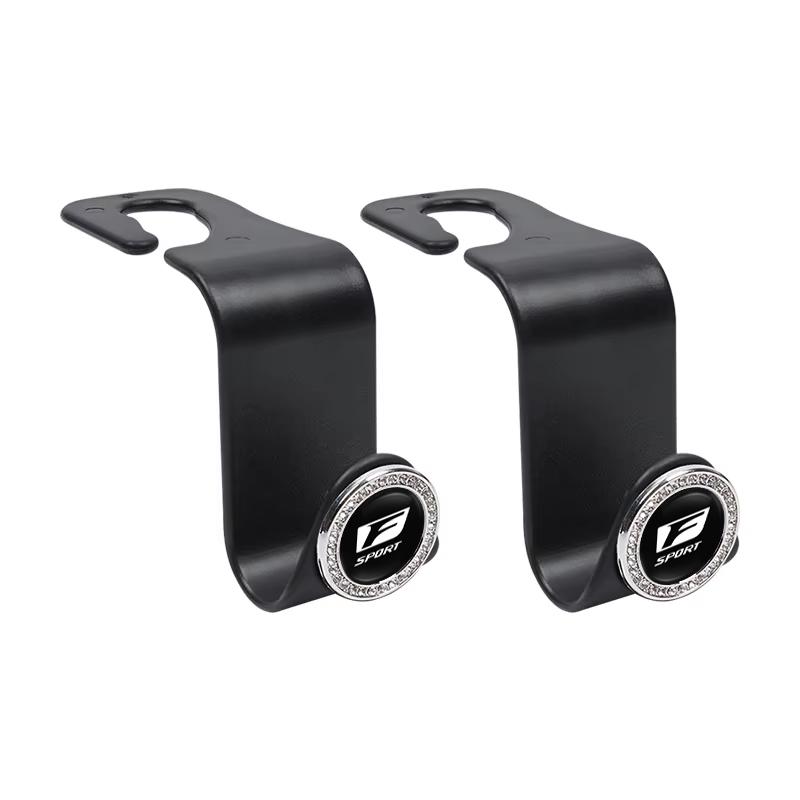 2Pcs Car Interior Portable Seat Back Hooks For Lexus F SPORT ES RX NX LS UX LM LX GX LC RZ IS CT GS RC HS LB RX330 IS250 Ct200h