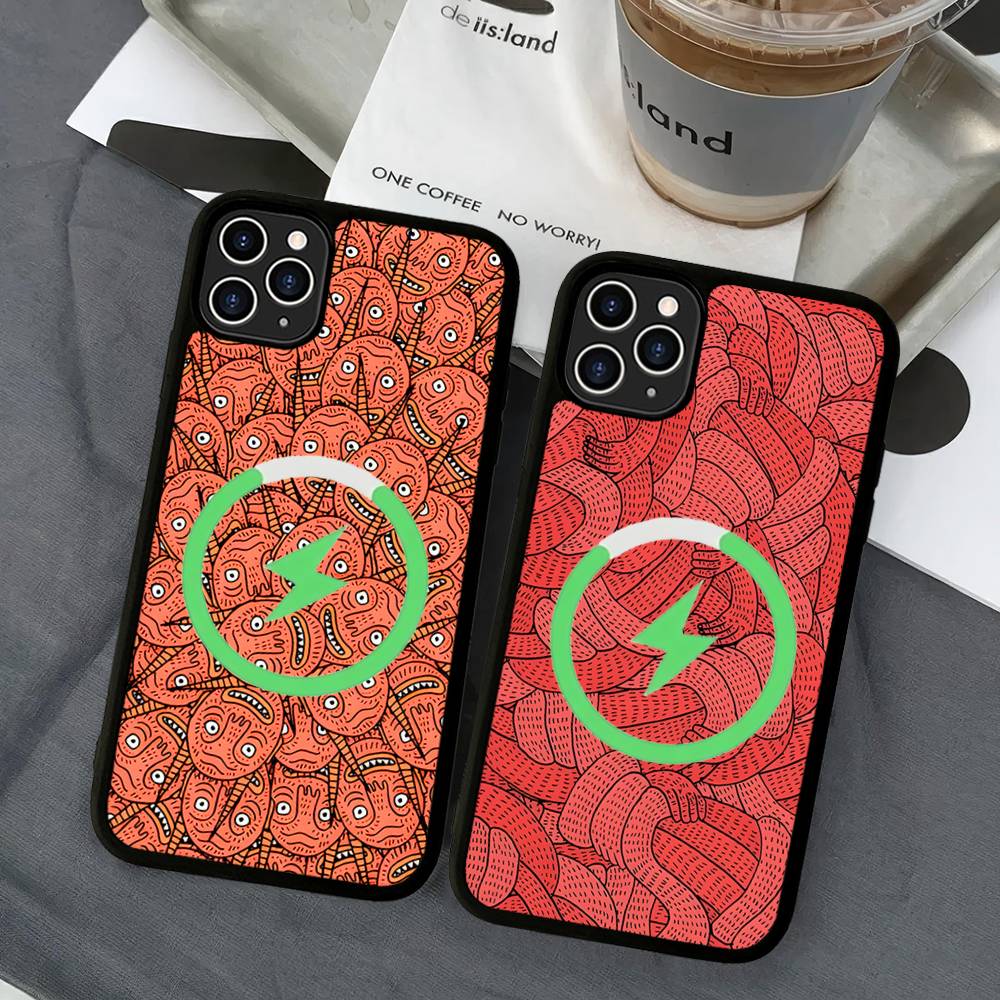 Polly Nor Print Magnetic Phone Case For IPhone 17 Pro Max 16 15 14 Plus 13 12 11 Pro Max For Magsafe Cover