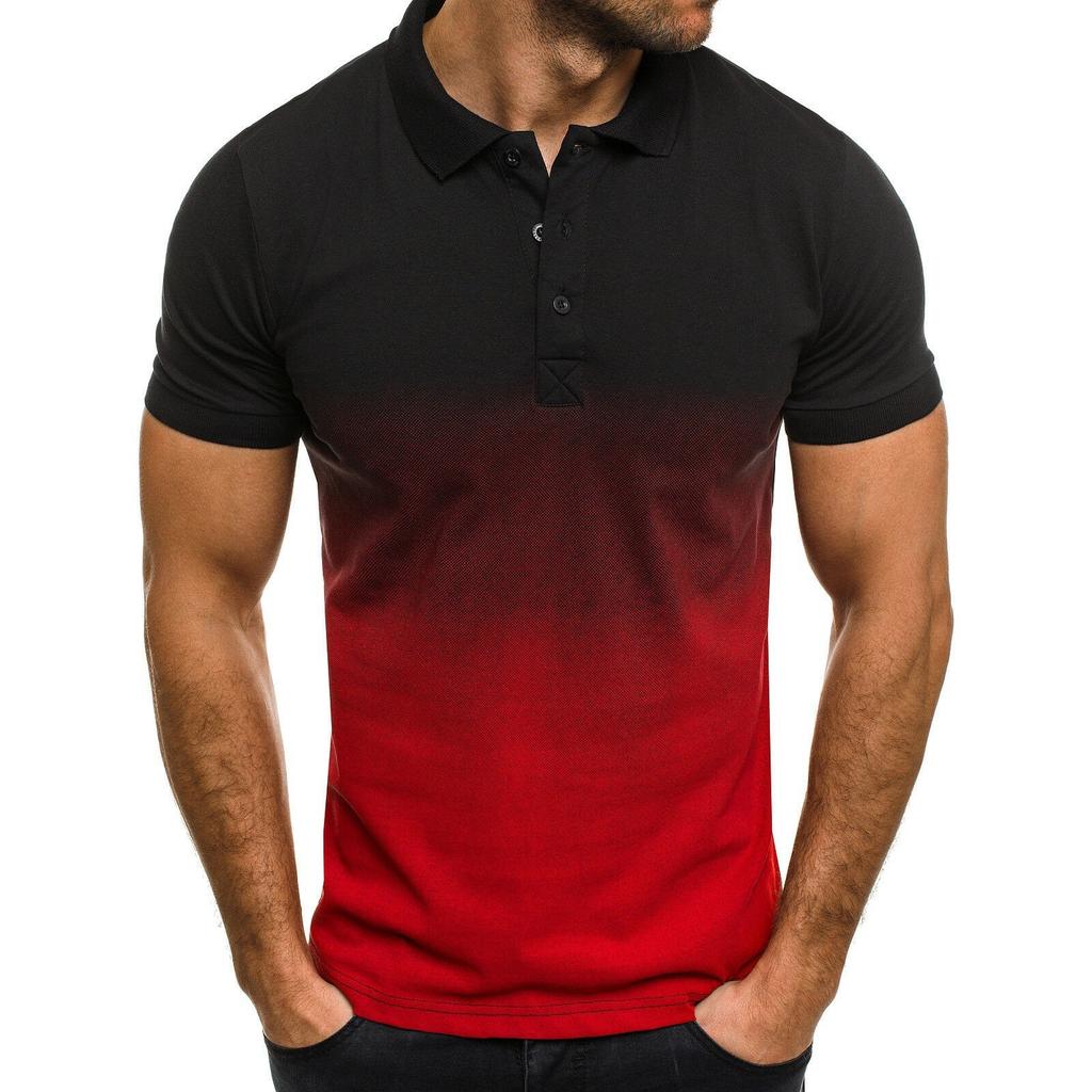 New Large Size Men's Sports T-shirt Men Fashion Short-sleeved