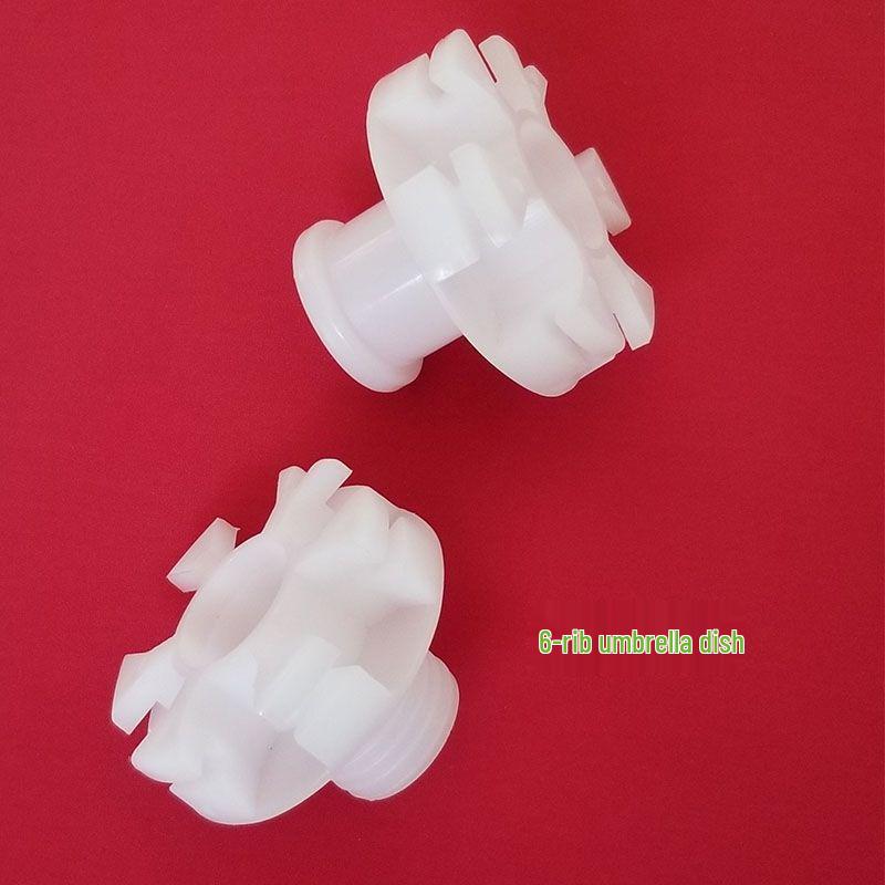 Zestaw parasoli przeciwsłonecznych: Nakrętka, Rama, Osłona ochronna, Duży korek, Tarcze górna/środkowa/dolna, Tuleja, Dolna sekcja słupka