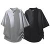 Men's Trendy Henley Collar Short Sleeve T-shirt - Summer 2026 Collection