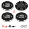 4Pcs 62mm For Land Rover Car Styling Car Wheel Center Hub Cap Covers Badge Range Rover L322 L405 Freelander Discovery SVR Evoque SA1