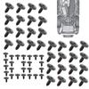 Metal Screws Self Tapping Mudguard Bumpers Self Tapping Fixing Screws Car Fastening Tool Sturdy Exterior Accessories For Home