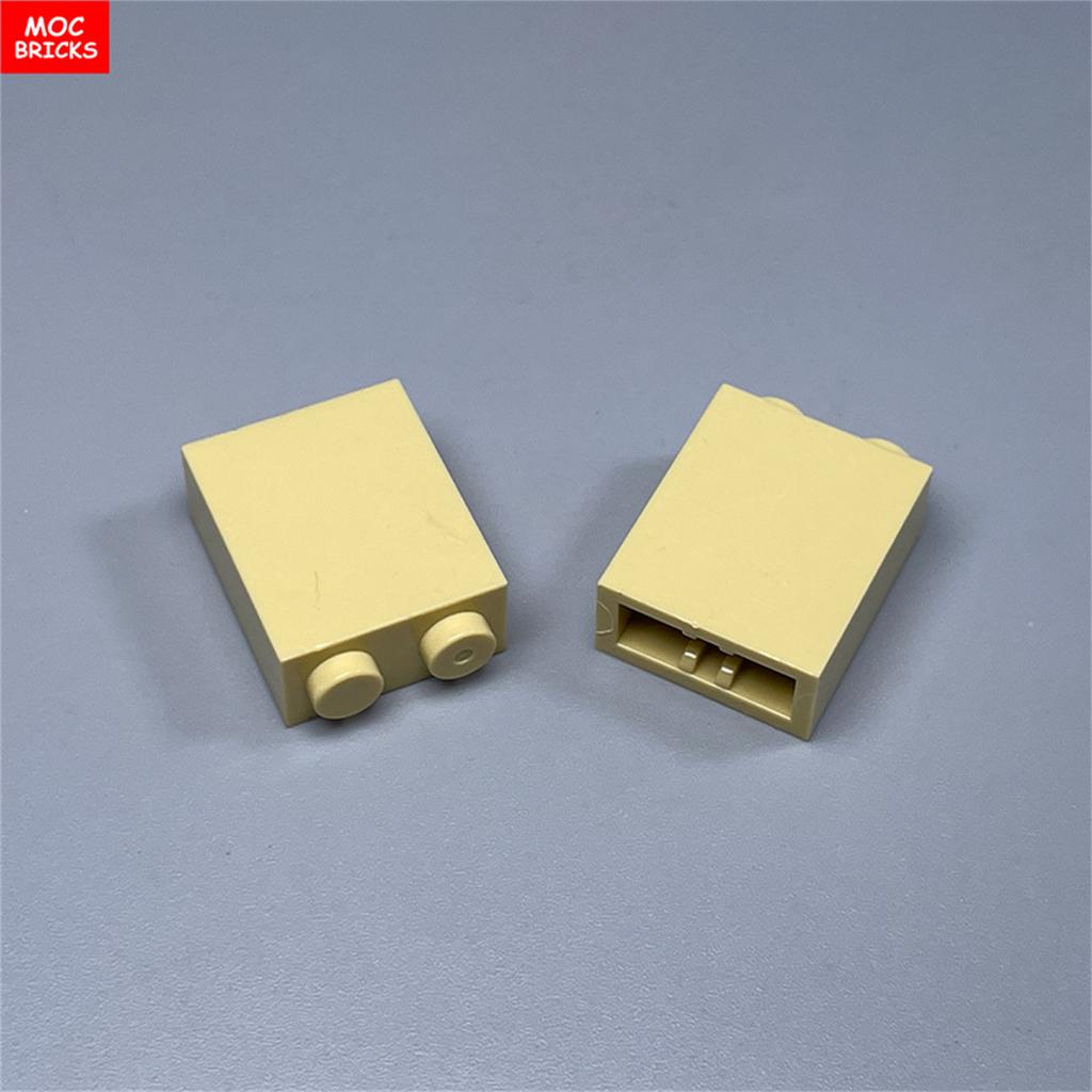10pcs/lot MOC Bricks 1x2x2 Wall Brick 3245C Assembled Particles Educational Building Blocks Kids DIY Toys Gift