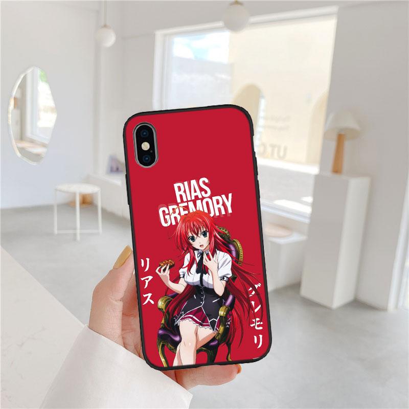 LO84 Rias Gremory Phone Case for Samsung Galaxy A11 A12 A13 A15 A52S A53 A55 A56 A70 A71 A72 A73 F06 F16 F56 S10 Plus S10e