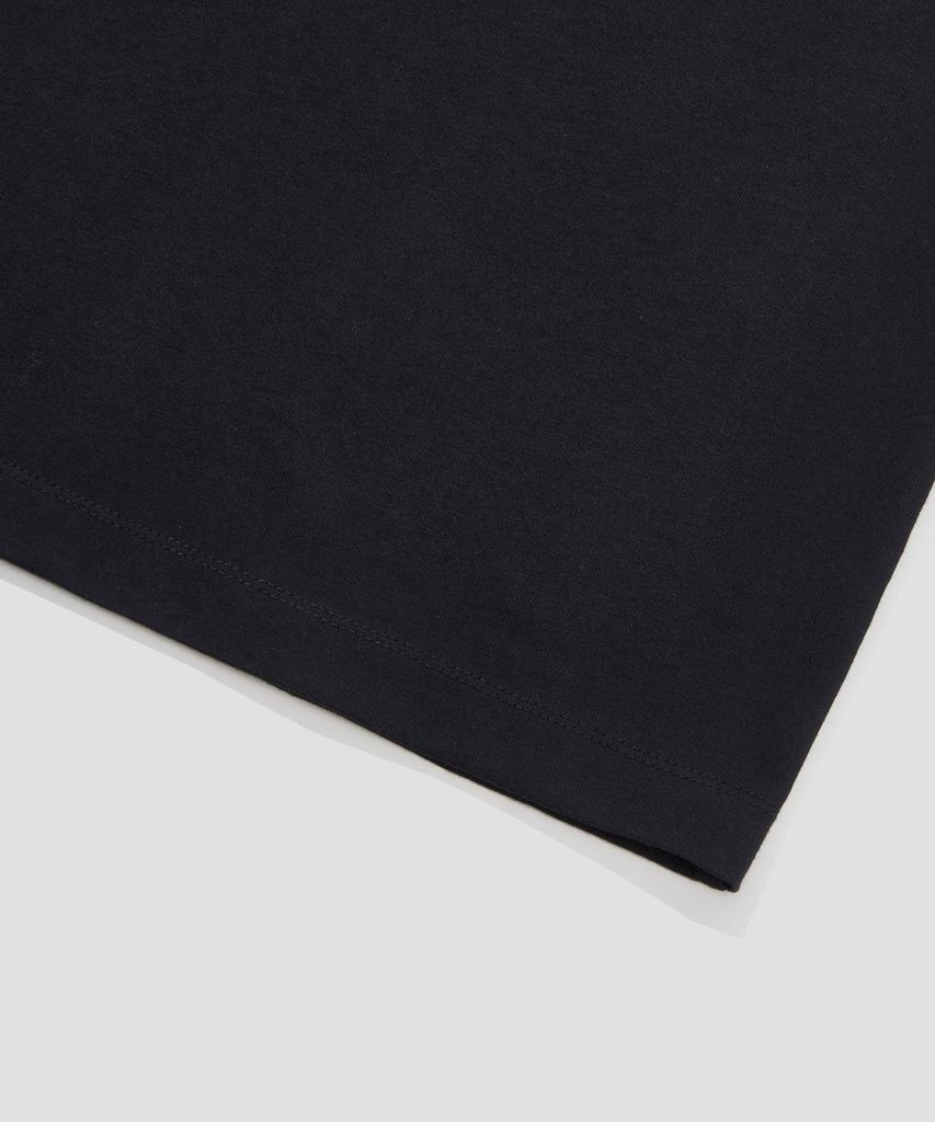 AGOD Td Circle Logo Half T-Shirt [Black]
