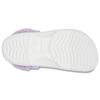 Crocs Classic Baya Lined Fuzz Strap Clog 'White Lila' Unisex (The plush part is not removable)