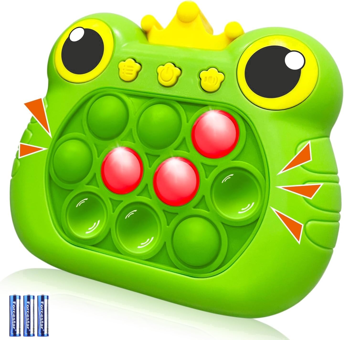 

[Улучшено] Игра Push Pop Электрическая светящаяся Pop-It Kerokero Keroppi Игра Push Pop Товары для снятия стресса Игра Hitting Whack-A-Mole Игра Push Bubble Pop