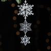 New Year Hanging Acrylic Decorations Crystal Christmas Tree Ornaments Pendant